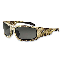 ergodyne Skullerz Odin Safety Glasses, Kryptek Highlander Nylon Impact Frame, Smoke Polycarbonate Lens (50330)