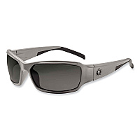 ergodyne Skullerz Thor Safety Glasses, Matte Gray Nylon Impact Frame, Smoke Polycarbonate Lens (51130)