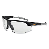ergodyne Skullerz Skoll Safety Glasses, Matte Black Nylon Impact Frame, Indoor/Outdoor Polycarbonate Lens (59080)
