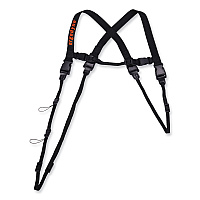 ergodyne Squids 3132 Barcode Scanner Lanyard Harness, X-Large: 23" Arm Strap, 46" Lanyard Strap, Black (19170)