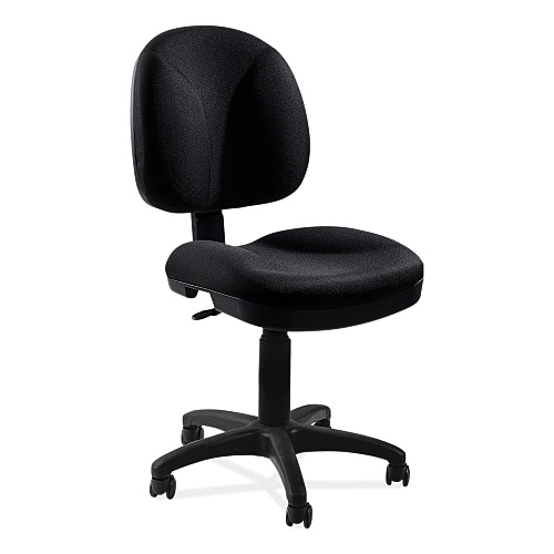 NPS Comfort Task Chair, Supports Up to 300 lb, 19" to 23" Seat Height, Black Seat, Black Back, Black Base (CTC)