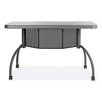 Oklahoma Sound Teacher's WorkPod Desk, 48" x 24" x 30", Charcoal Slate (TWPD)