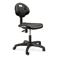 NPS 6700 Series Polyurethane Adj Height Task Chair, Supports 300 lb, 16