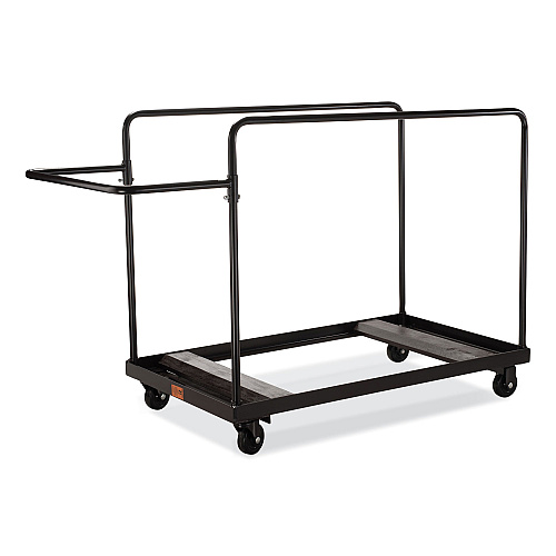 NPS Folding Table Dolly for Round Tables, 660 lb Capacity, 40.5 x 28 x 61.5, Brown (DY71R)