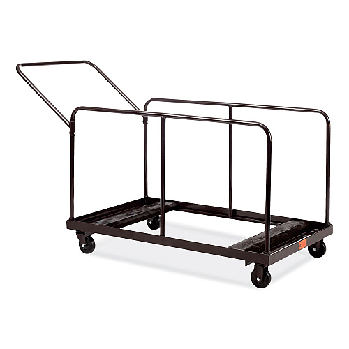 NPS Folding Table Dolly For Round and Rectangular Tables, 660 lb Capacity, 31.25 x 27.75 x 47.5, Brown (DYMU)