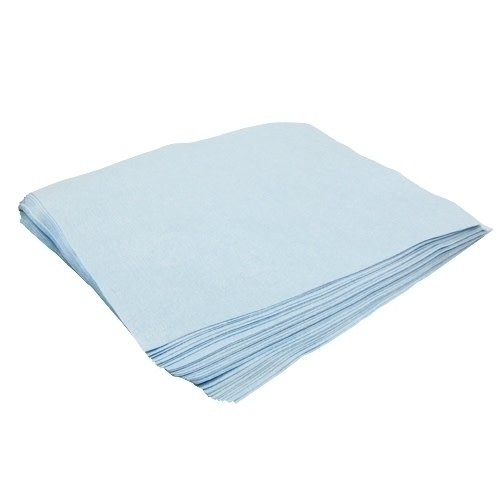 Prematex Wipers, Sontara, Blue, Gray Or Teal, 10x10, Heavy Duty, Creped, Flat - 20 Lbs (326-20)
