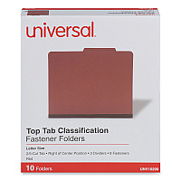 Universal Eight-Section Pressboard Classification Folders, 3