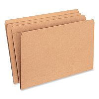 Universal Reinforced Kraft Top Tab File Folders, Straight Tabs, Legal Size, 0.75