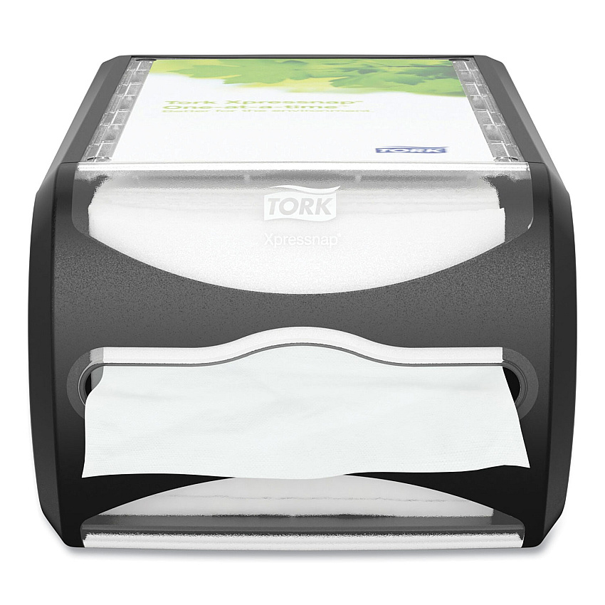 Tork&reg; Xpressnap Counter Napkin Dispenser, Black (6432000)