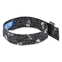 ergodyne Chill-Its 6705CT Cooling PVA Hook and Loop Bandana Headband, One Size Fits Most, Skulls (12579)