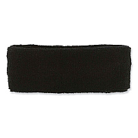 ergodyne Chill-Its 6550 Head Terry Cloth Sweatband, Cotton Terry, One Size Fits Most, Black (12452)