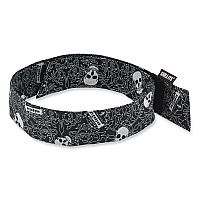 ergodyne Chill-Its 6705 Cooling Embedded Polymers Hook and Loop Bandana Headbnd, One Size Fit Most, Skulls (12349)