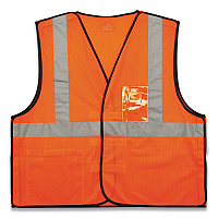 ergodyne GloWear 8216BA Class 2 Breakaway Mesh ID Holder Vest, Polyester, Large/X-Large, Orange (21085)