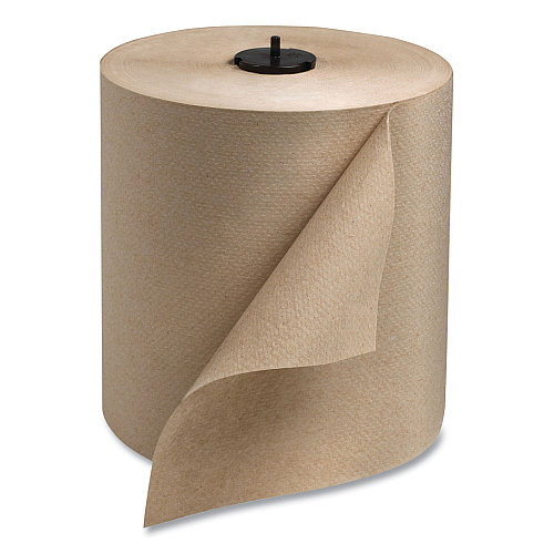 Tork&reg; Basic Hardwound Roll Paper Towels, Brown, 1150-ft., 4 Rolls (291350)