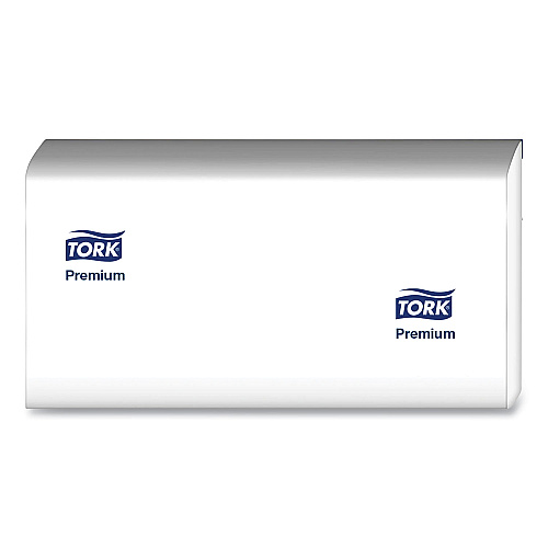 Tork&reg; Premium Multifold Paper Towels, 1-Ply, White, 3000 Towels (420580)