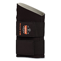 ergodyne ProFlex 675 Ambidextrous Double Strap Wrist Support, Medium, Fits Left/Right Hand, Black (16623)