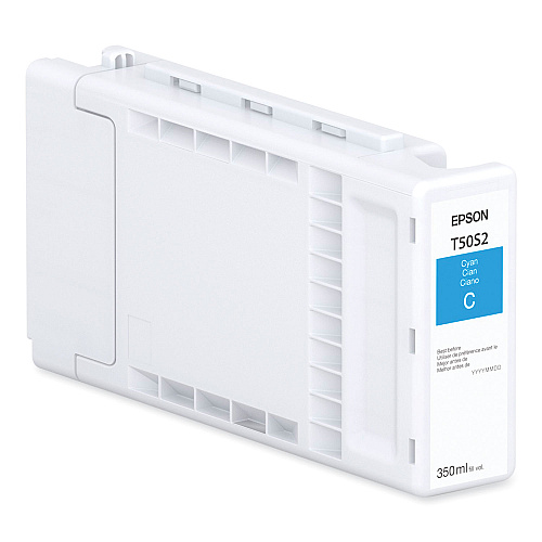 Epson T50S220 (T50S) UltraChrome XD3 High Capacity Ink, 350 mL, Cyan