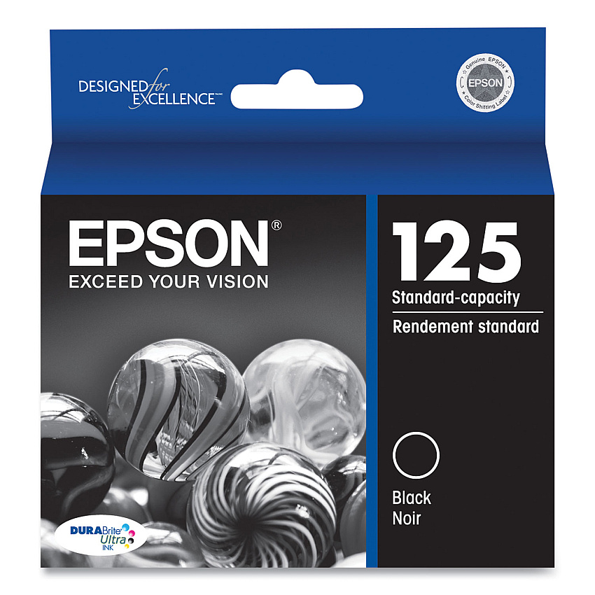Epson T125120-S Ink, Black