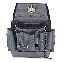 ergodyne Arsenal 5548 Electrician's Synthetic Pouch, 3.5 x 9.5 x 12.5, Polyester, Gray (13648)