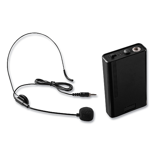 Oklahoma Sound Wireless Headset Microphone for PRA-8000, 100 ft Range (PRA87)
