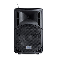 Oklahoma Sound Wireless PA System with Wireless Headset Microphone, 40 W, Black (PRA8000PRA87)