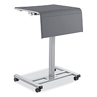 NPS Sit-Stand Student Desk Pro, 23.5" x 19.5" x 28.5" to 41.75", Charcoal Gray (SSDG20)
