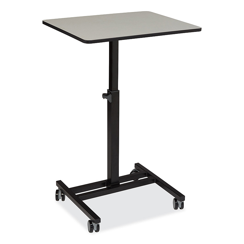 NPS Sit-Stand Student's Desk, 20.75" x 26" x 27.75" to 44.5", Gray Nebula (EDTC)