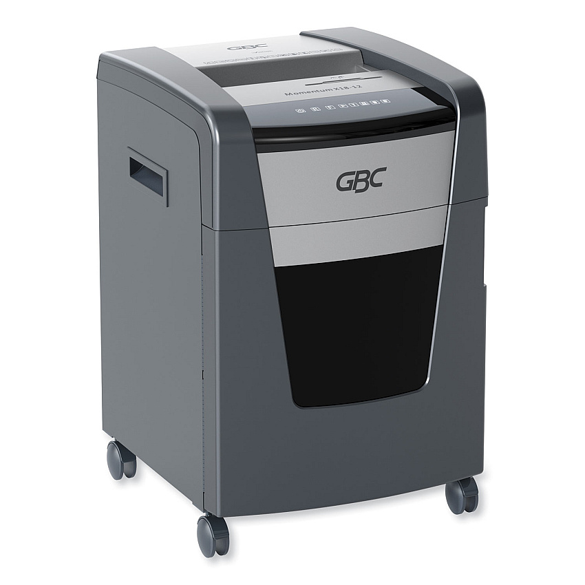 GBC Momentum X18-12 Micro-Cut P-4 Anti-Jam Shredder, 18 Manual Sheet Capacity (WSM177002)