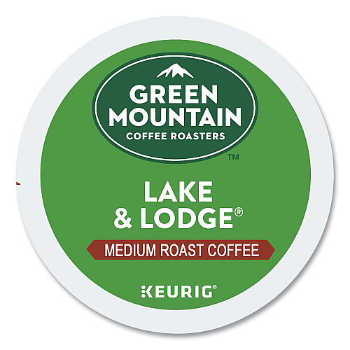 Keurig Lake and Lodge Coffee K-Cups, Medium Roast, 96/Carton (6523CT)