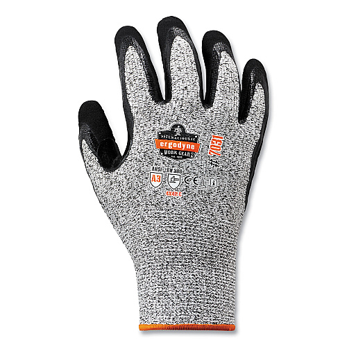 ergodyne ProFlex 7031-CASE ANSI A3 Nitrile-Coated CR Gloves, Gray, Medium, 144 Pairs/Carton (17883)
