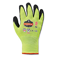 ergodyne ProFlex 7021 Hi-Vis Nitrile-Coated CR Gloves, Lime, X-Large, Pair (17965)