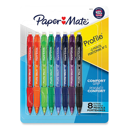 thumbnail image 2 of Paper Mate Clear Point Mechanical Pencil, 0.5mm, Red (Rose), Refillable, 12-Pack 2 of 9