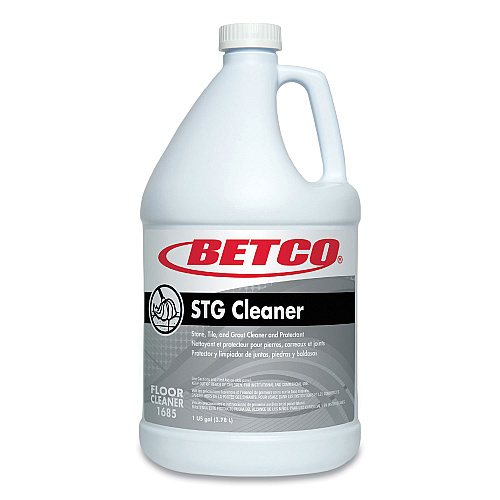Betco Stone, Tile, Grout Cleaner and Protectant, Pleasant Scent, 1 gal Bottle, 4/Carton (16850400)