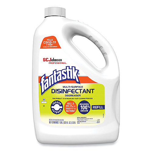 Fantastik&reg; Multi-Surface Disinfectant Degreaser, Pleasant Scent, 1 Gallon Bottle (311930EA)