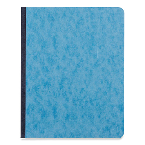 Universal Pressboard Report Cover, Two-Piece Prong Fastener, 3" Capacity, 8.5 x 11, Light Blue/Light Blue (UNV80572)