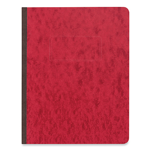 Universal Pressboard Report Cover, Two-Piece Prong Fastener, 3" Capacity, 8.5 x 11, Executive Red/Executive Red (UNV80579)