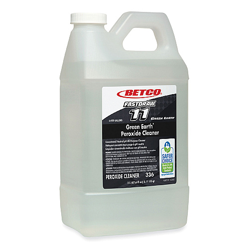 Betco Green Earth Peroxide Cleaner, Fresh Mint Scent, 2 L Bottle, 4/Carton (3364700)