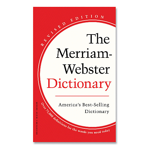 Merriam Webster The Merriam-Webster Dictionary, Revised Edition, Paperback, 960 Pages (2952)