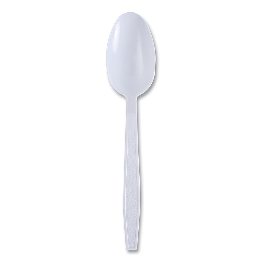 Boardwalk&reg; Heavyweight Wrapped PP Cutlery, Teaspoon, 1000 Pcs (BWKTSHWPPWIW)