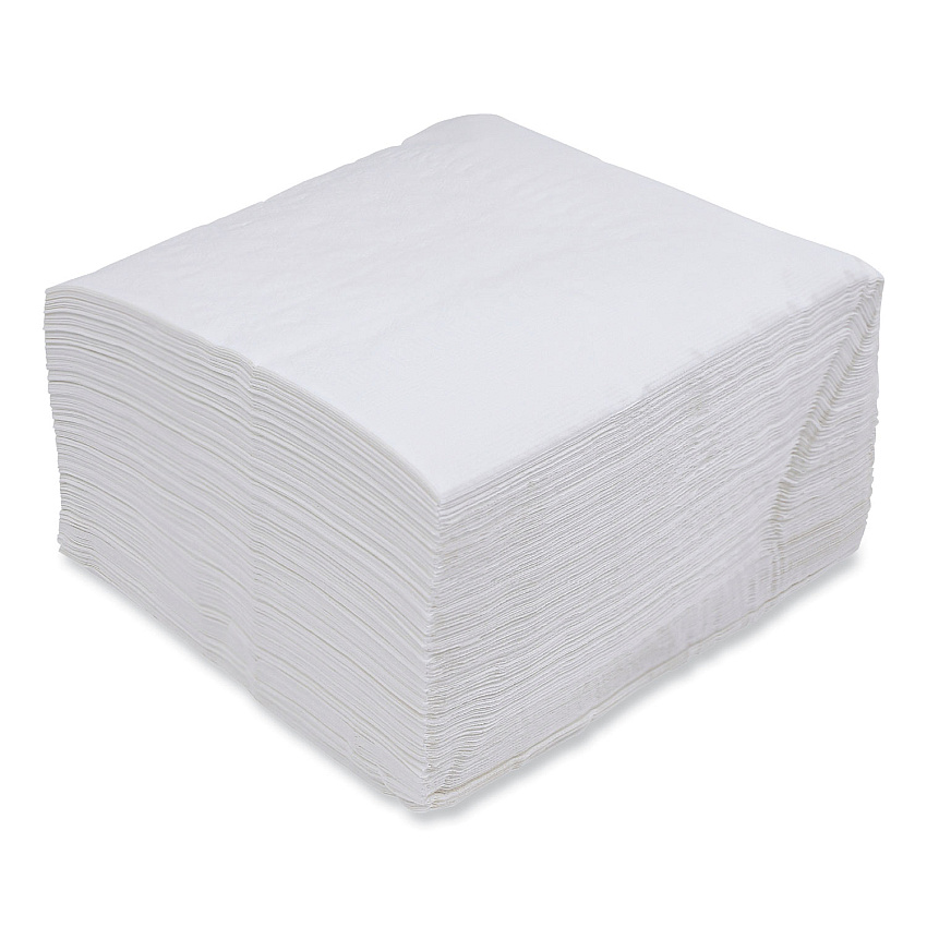 Boardwalk&reg; Dinner Napkin, 1-Ply, White, 250 Napkins, 12 Packs (BWK8307W)