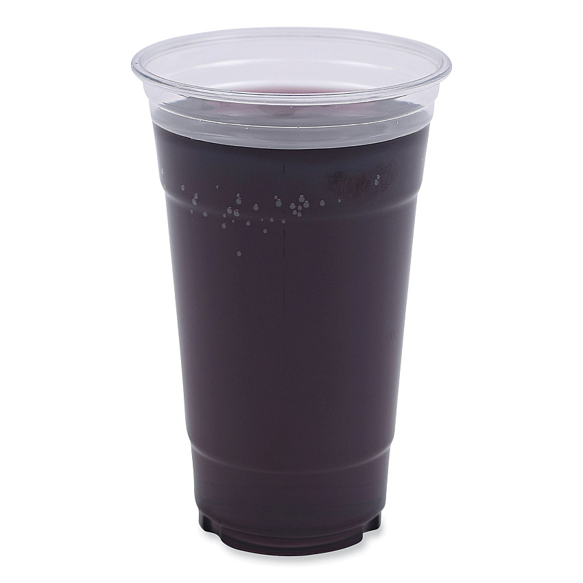 Boardwalk&reg; Clear Plastic Cold Cups, 24 oz, 600/Carton (BWKPET24)