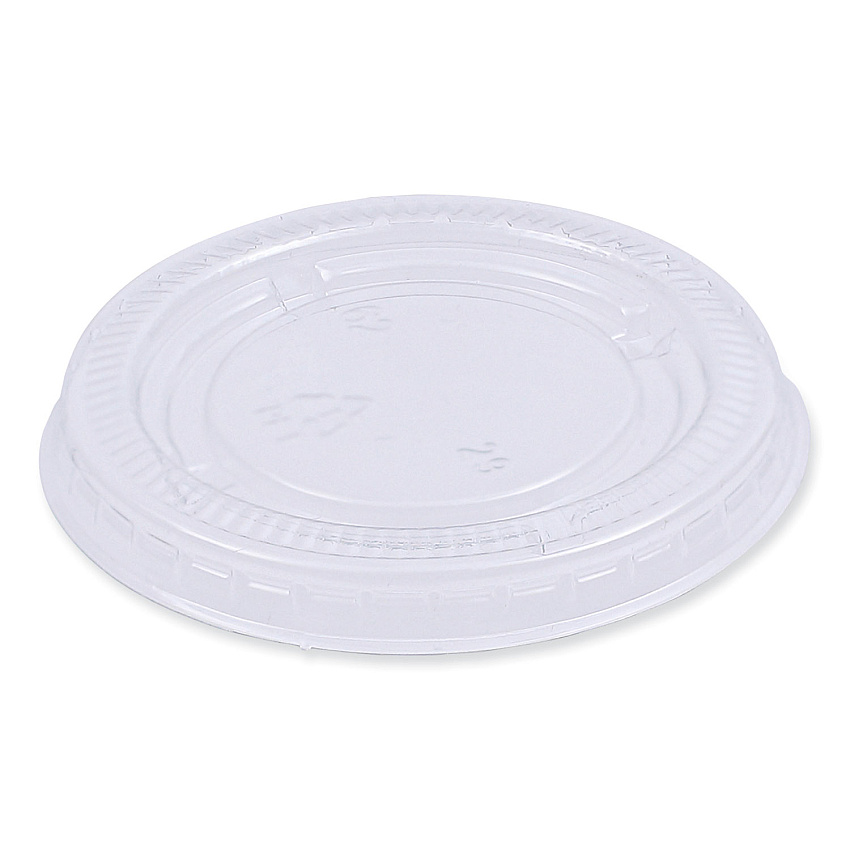 Boardwalk&reg; Soufflé/Portion Cup Lids, f/2 oz Portion Cups, 2500 Lids (BWKPRTLID2)