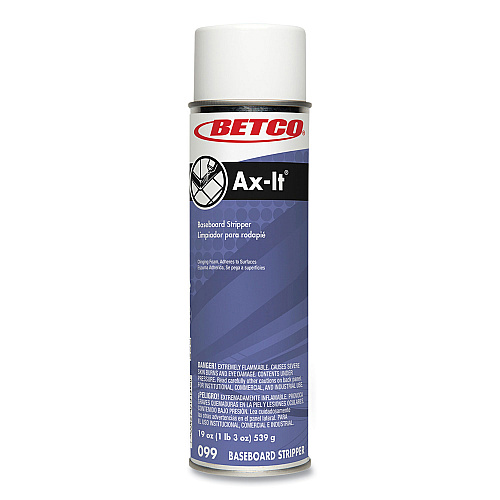 Betco Ax-It Aerosol Baseboard Stripper, Sassafras Scent, 19 oz Aerosol Spray, 12/Carton (0992300CT)