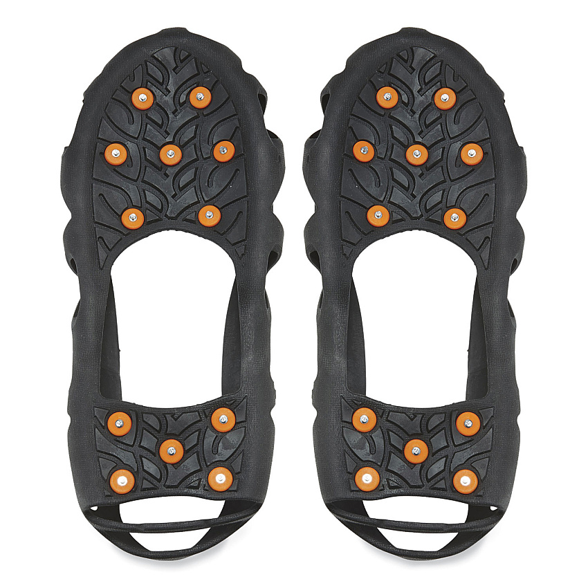 ergodyne Trex 6304 One-Piece Step-In Full Coverage Ice Cleats, X-Large, Black, Pair (16785)
