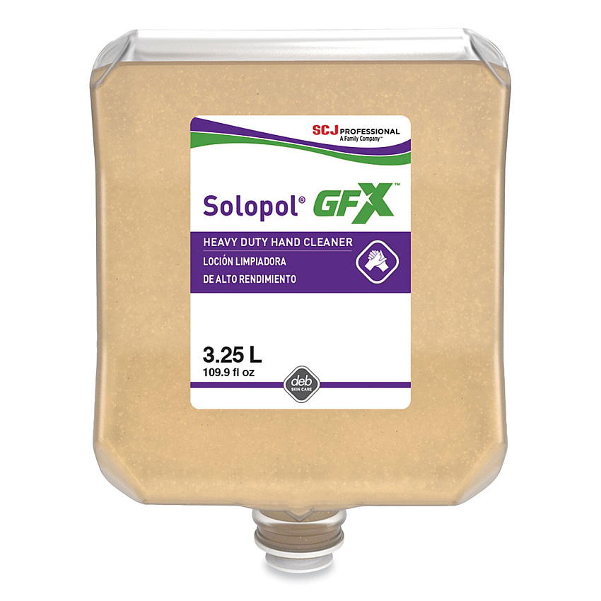 SC Johnson Professional Solopol GFX Heavy Duty Hand Cleaner Refill, Citrus Scent, 3.25 L, 2/Carton (GPF3LNA)