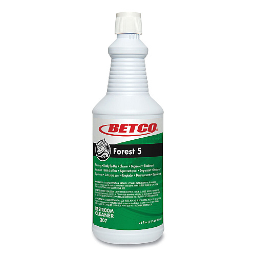 Betco Forest 5, Mint Scent, 32 oz Bottle, 12/Carton (3071200)