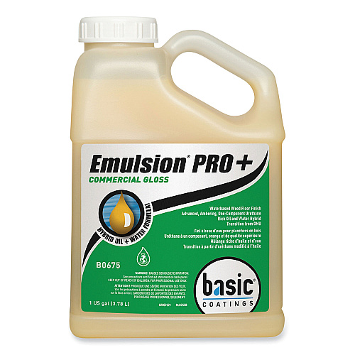 Betco Emulsion Pro+ Floor Finish and Sealer, 1 gal Bottle, 4/Carton (B06754312)