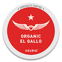Intelligentsia El Gallo Organic Coffee K-Cups, Light Roast, 20/Box (0154)