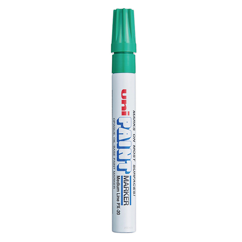 uni Paint Permanent Marker, Medium Bullet Tip, Green (63604)