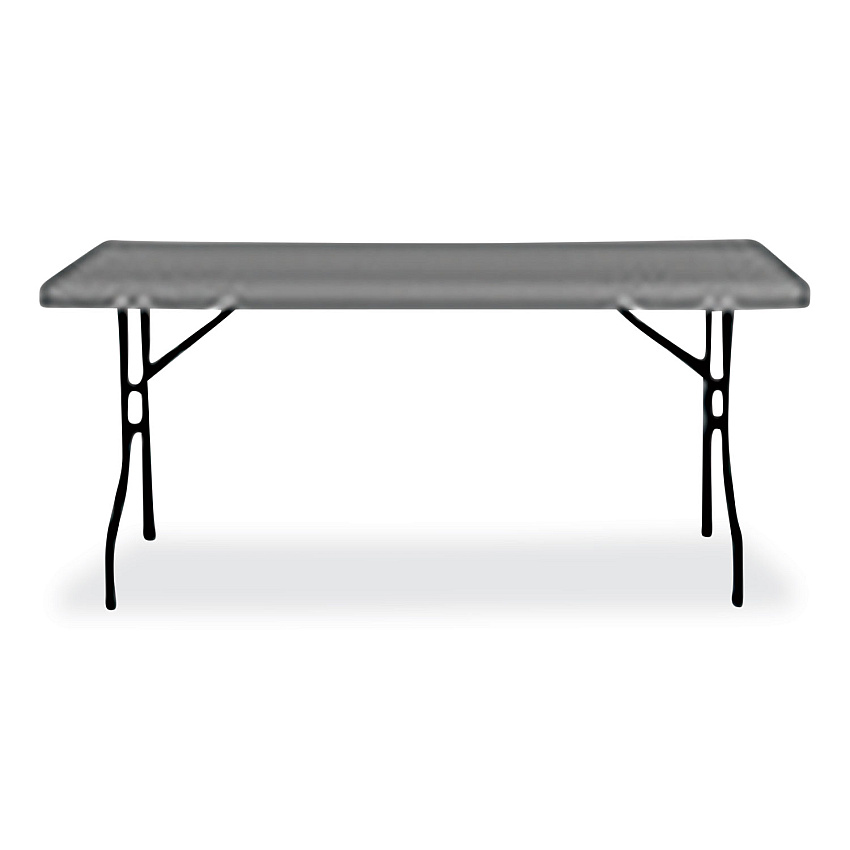 AbilityOne 7110017025673, SKILCRAFT Blow Molded Folding Tables, Rectangular, 60w x 18d x 29h, Charcoal Gray